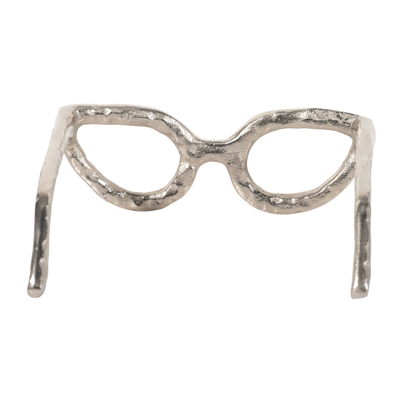 SILVER GLASSES SCULPTURE