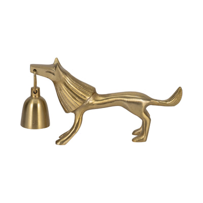 9" Lion Candle Snuffer, Gold