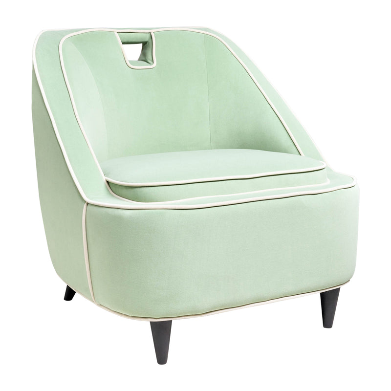 TWO-TONED ACCENT CHAIR - GREEN KD