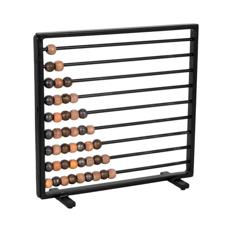 15" Decorative Abacus, Black Multi