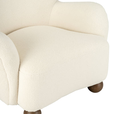 WINGBACK OCCASIONAL CHAIR, BEIGE