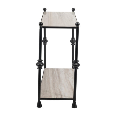 Metal, 44" Elliot Console Table, Black, K/d