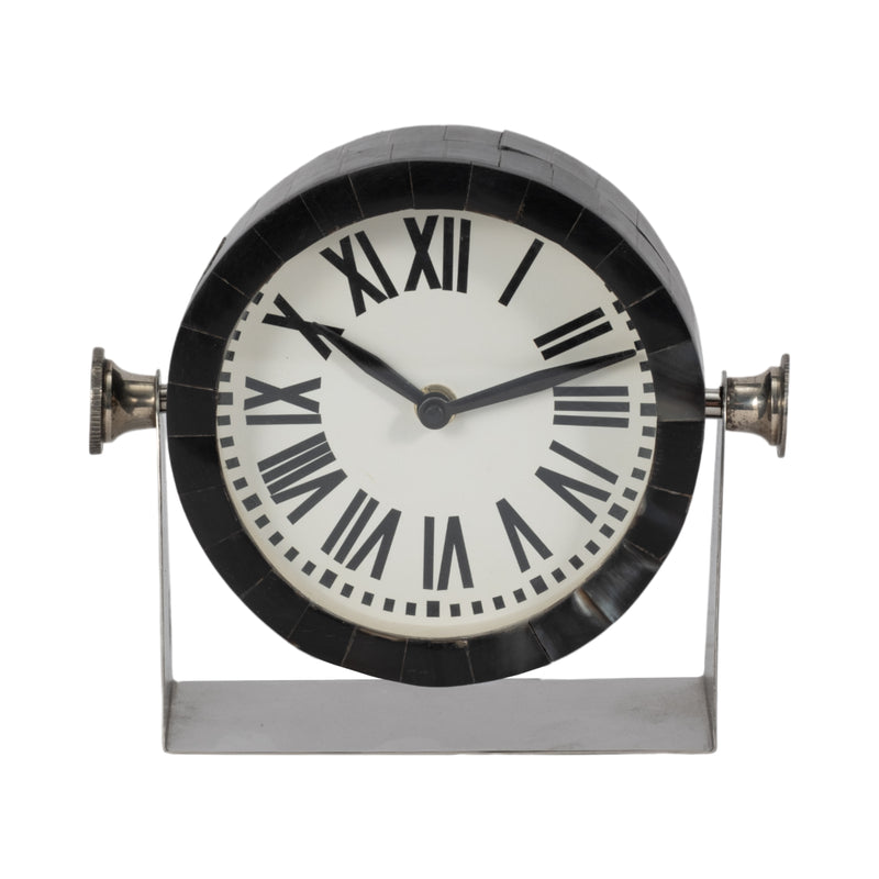 METAL TABLE CLOCK 6&