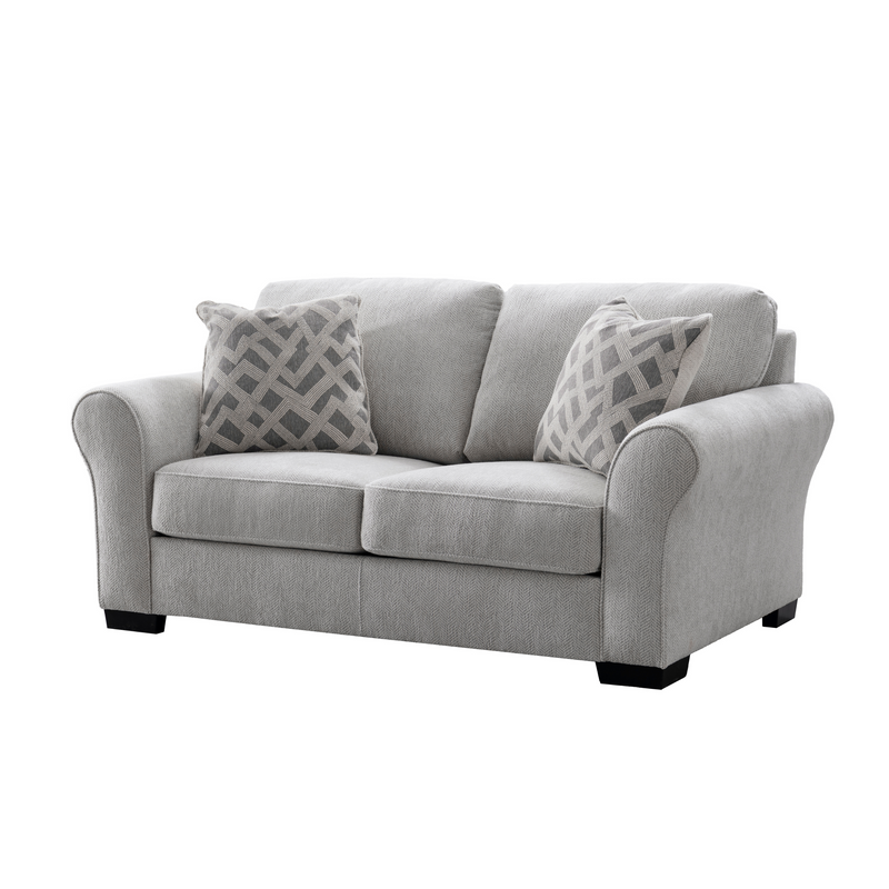 Dillon Grey Living Room Set ( Sofa + Loveseat)