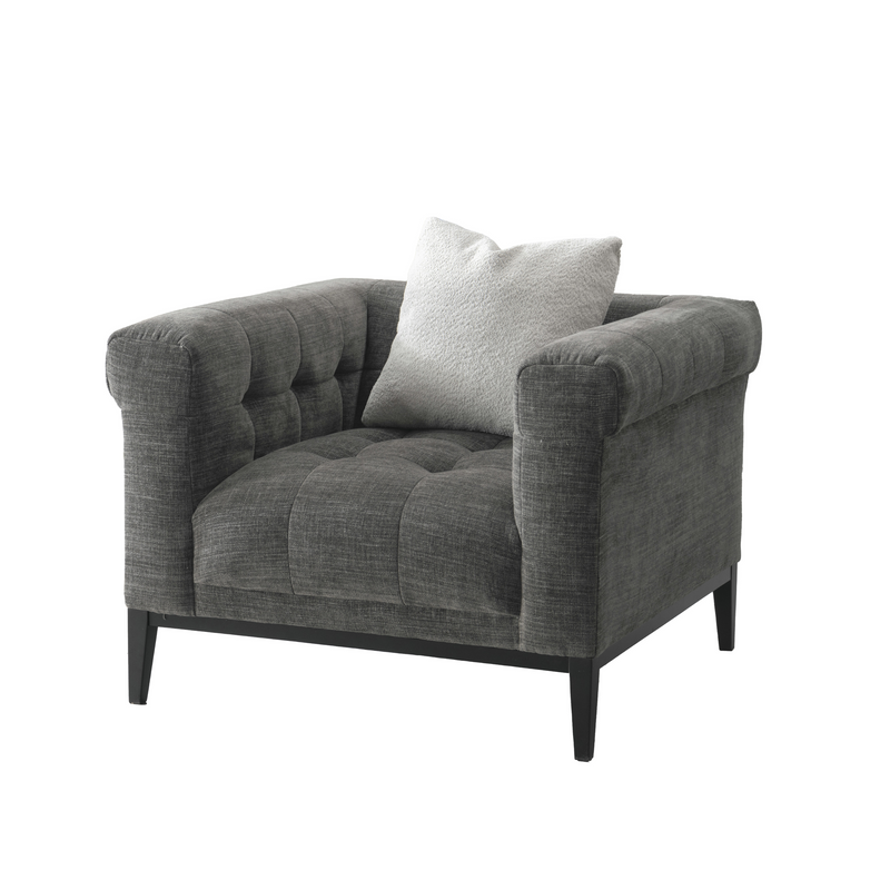 María Charcoal Chair W98