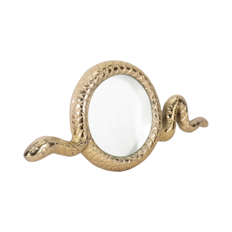 9" Snake Magnifying Glass, Gold