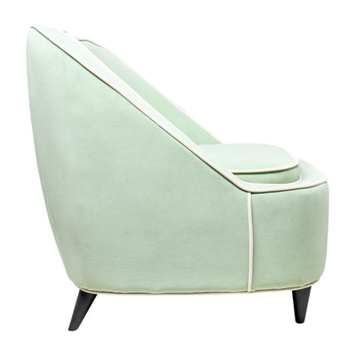 TWO-TONED ACCENT CHAIR - GREEN KD