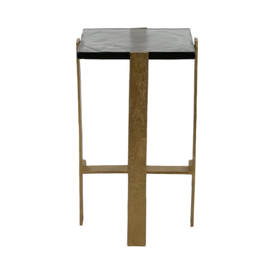 22" Kelpine Short Gold Accent Table