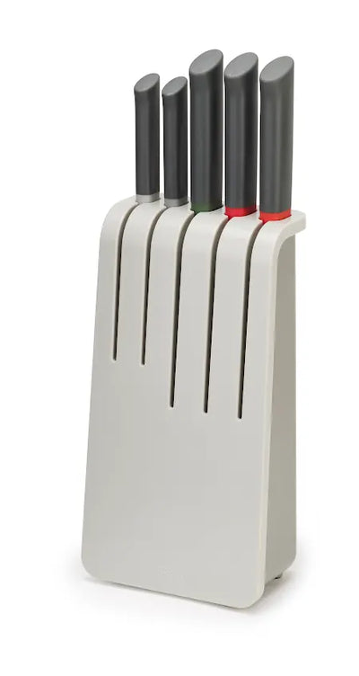 Joseph Joseph Duo  Knife Block Set 5 pieces grey