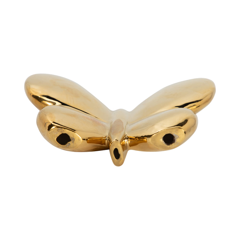 CER, 6" BALLOON BUTTERFLY, GOLD