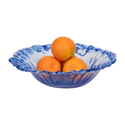 14" HARRISON LARGE BLUE BOWL