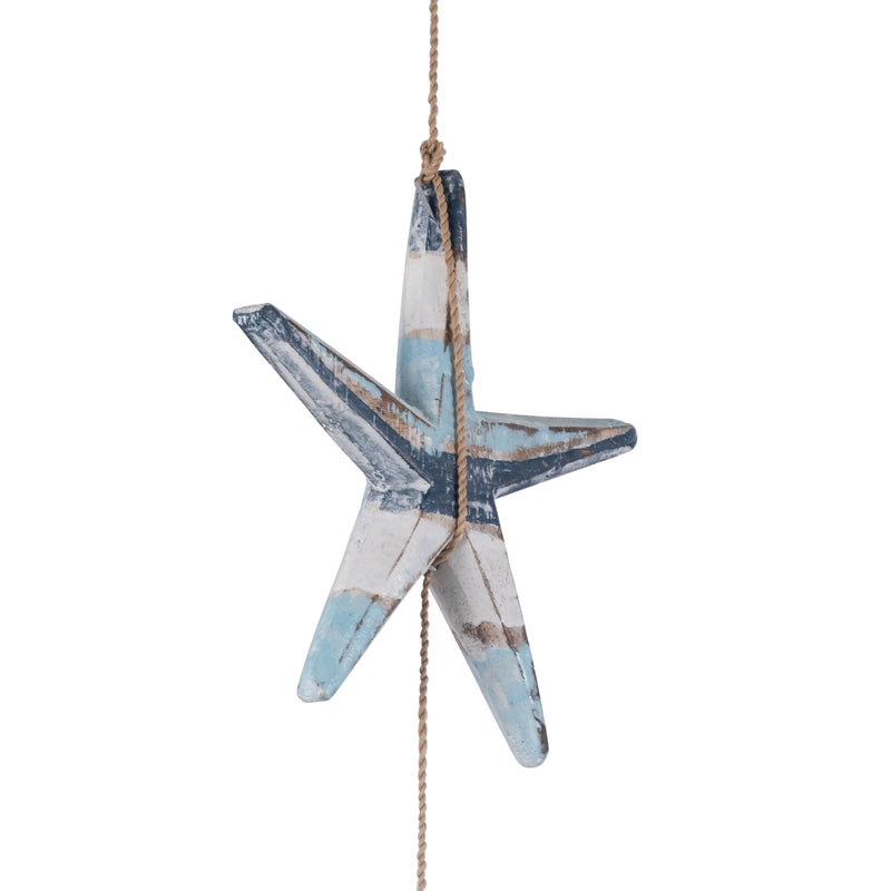 DRIFTWOOD, 39"L STAR HANGINGS, MULTI