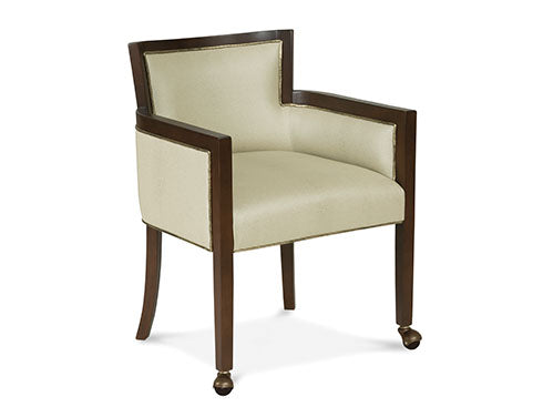 Albany Arm Chair W/ Front Casters