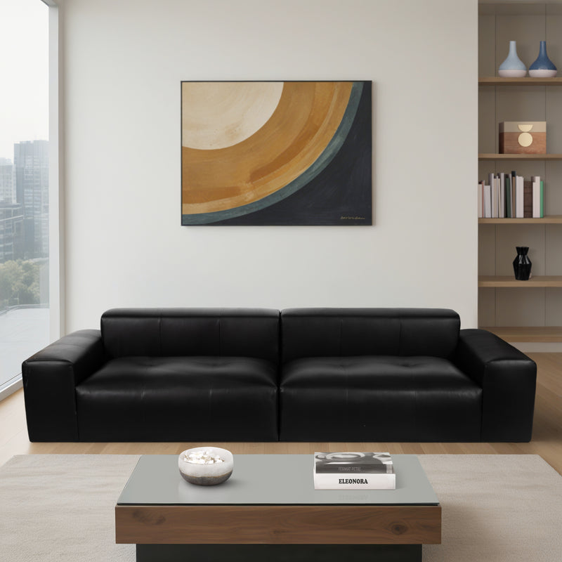 121" Lounge Ii Sofa, Black 2bx