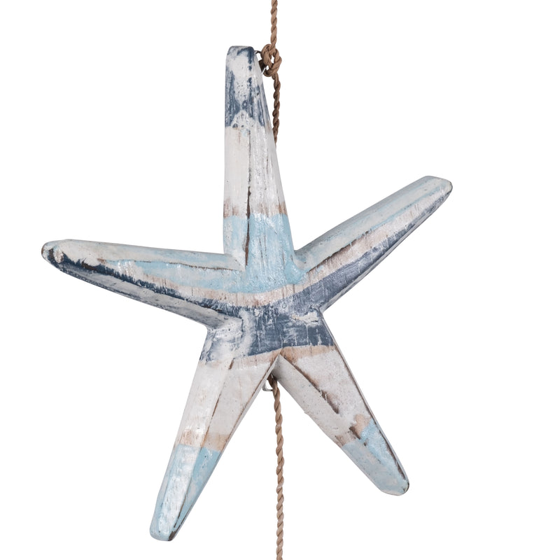 DRIFTWOOD, 39"L STAR HANGINGS, MULTI