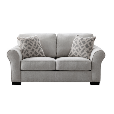 Dillon Grey Living Room Set ( Sofa + Loveseat)