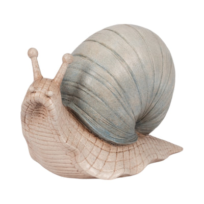 11" Garden Snail, Green