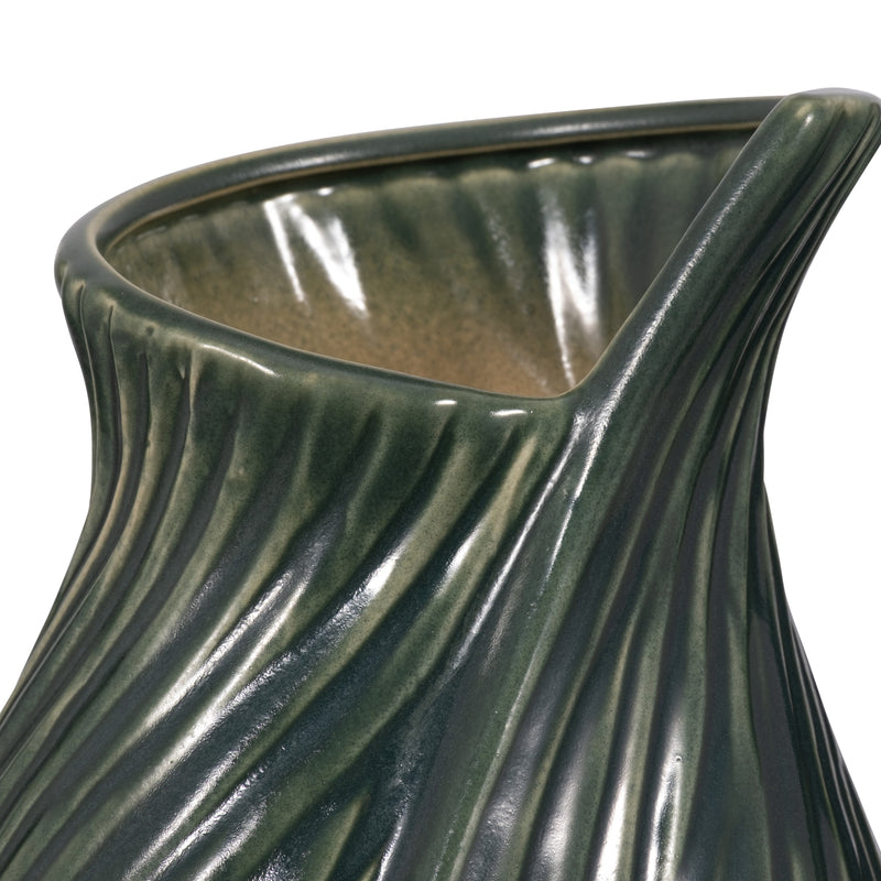 Rubpert Small Green Floor Vase