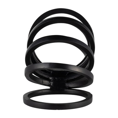 METAL,11",SLINKY RING DECO,BLACK