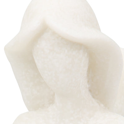 14" Caspian Mermaid Statuary, White