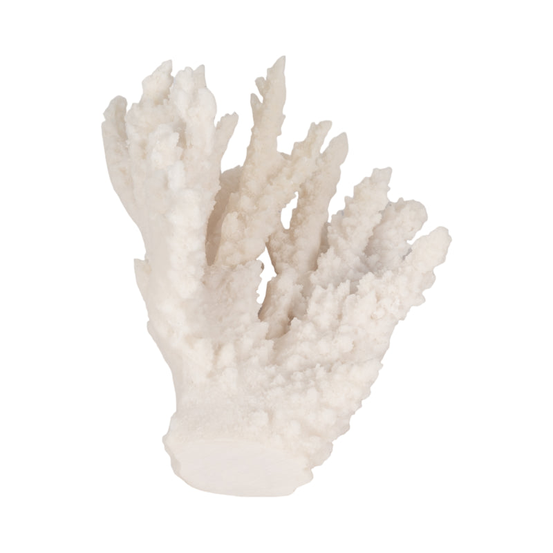 10" Coral Reef D?cor, White