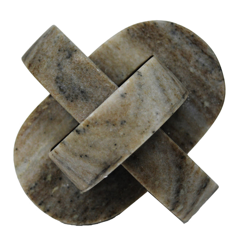 5" Onyx Marble Rounded Knot, Tan