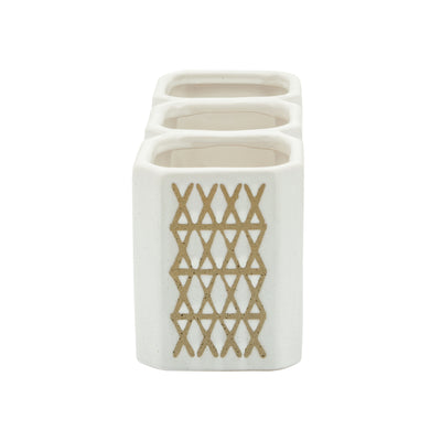 3-CUP X-PEN HOLDER, BEIGE