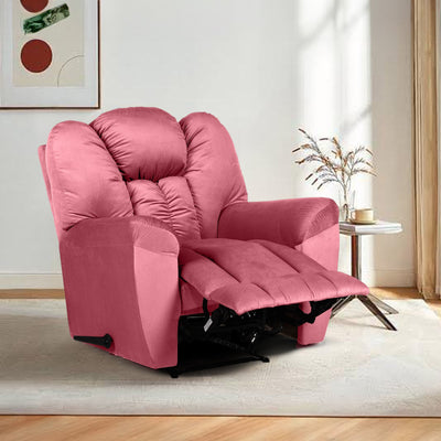 Velvet Classic Recliner Chair - Light Purple - Stanford