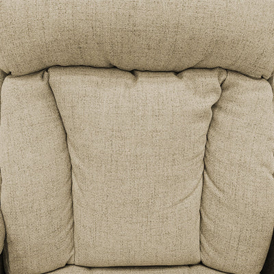 Linen Upholstered Classic Recliner Chair With Bed Mode From In House - Off White - NZ50