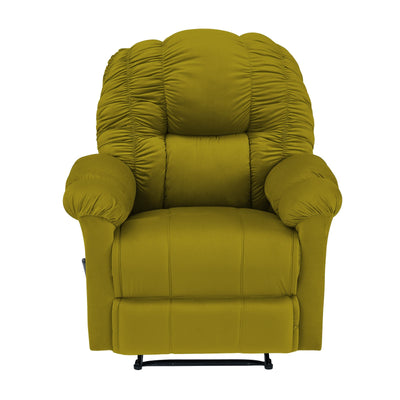 Velvet Classic Recliner Chair - Gold - Stanford