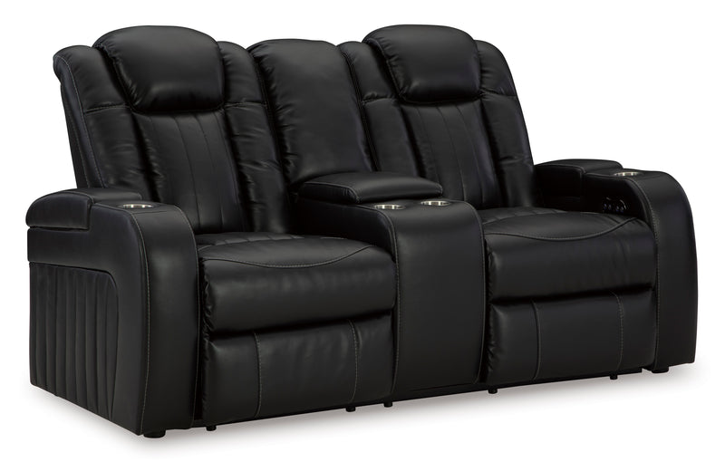 Caveman Den Power Reclining Loveseat with Console (190.5cm)