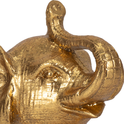 7" Sitting Elephant, Gold