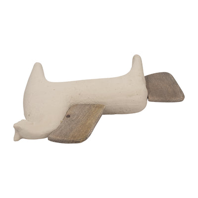 Ecomix, 14" Horse Deco, Ivory