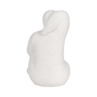 8" Raised Arm Posing Figure, White