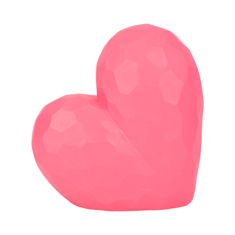 9" Heart Decor, Pink