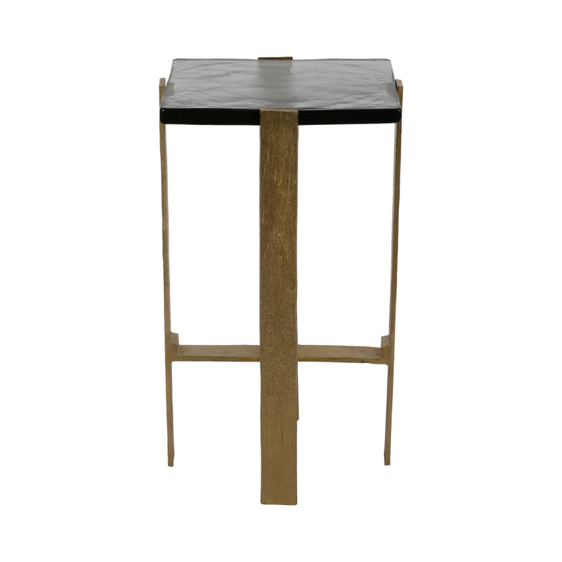 22" Kelpine Short Gold Accent Table