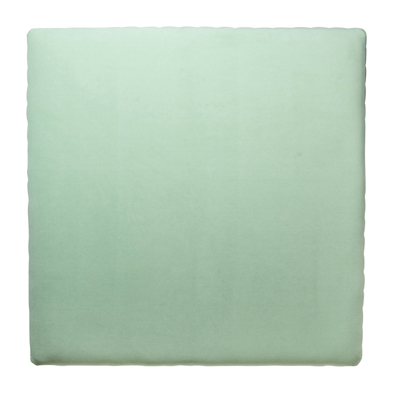 SQUARE OTTOMAN - GREEN KD