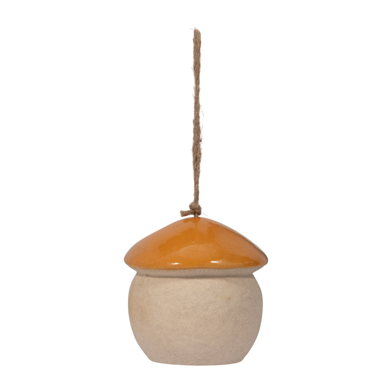 CER, 6" ROUND BIRD FEEDER, DARK ORANGE