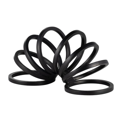 METAL,11",SLINKY RING DECO,BLACK