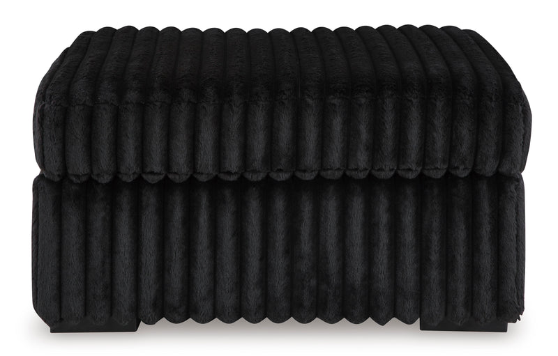 Midnight-Madness Oversized Accent Ottoman