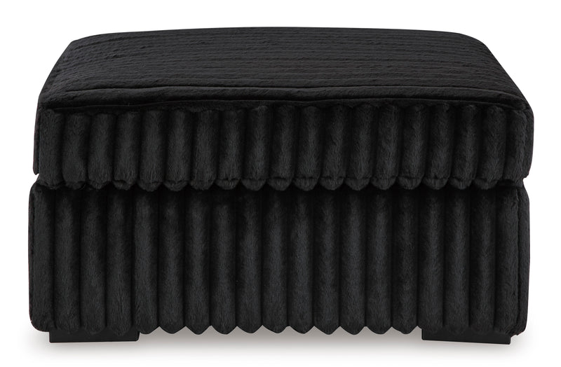 Midnight-Madness Oversized Accent Ottoman