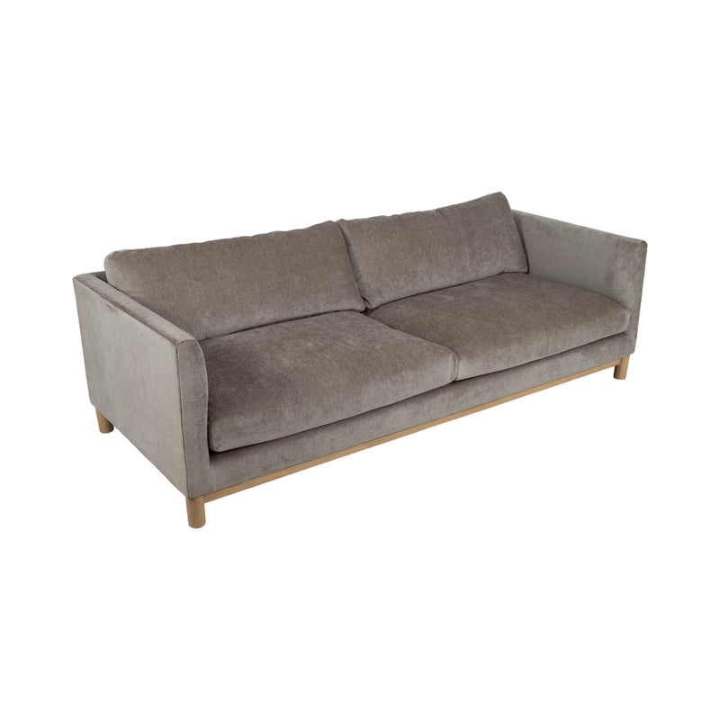 94" Bennett Sofa, Gray/green