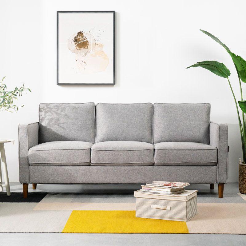 Alhome linen 3 Seater Sofa