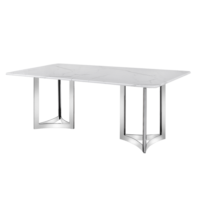 Alexa Marble Top Dining Table