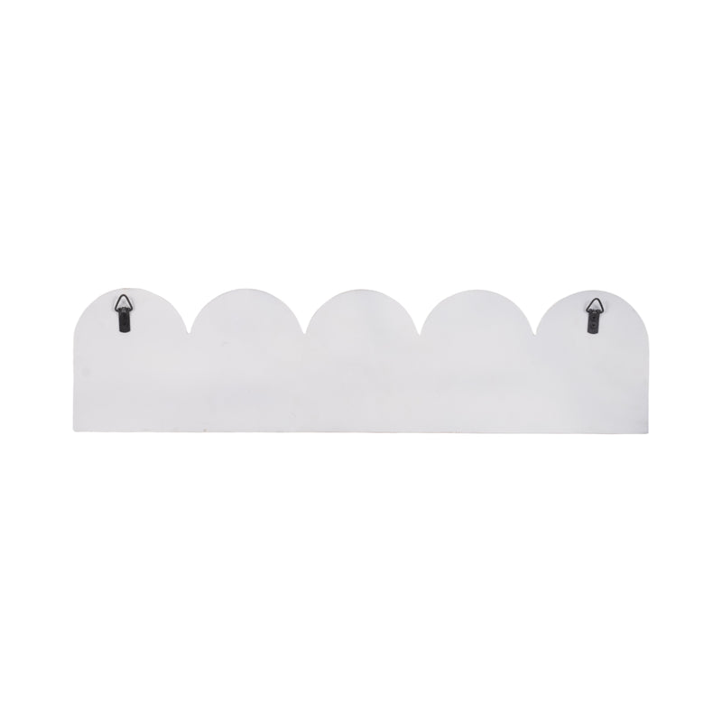 24" 5-arch Wall Hooks, White