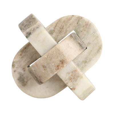 5" Onyx Marble Rounded Knot, Tan