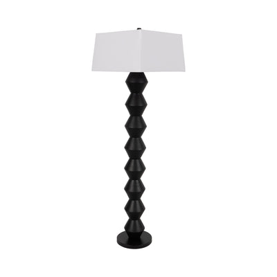 69" Stacked Totem Lamp, Black