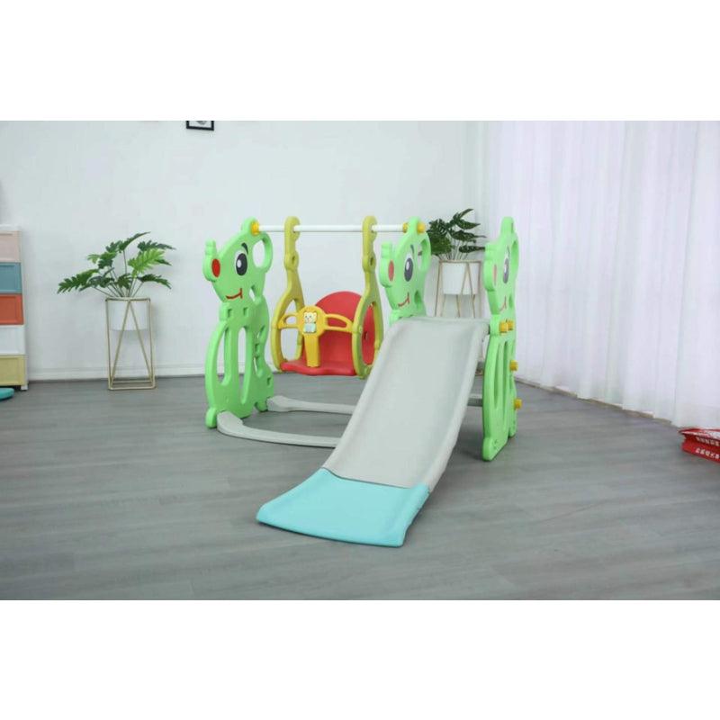 Dreeba 3-in-1 Kids Slide and Swing with Basketball Hoop playset - YT-35