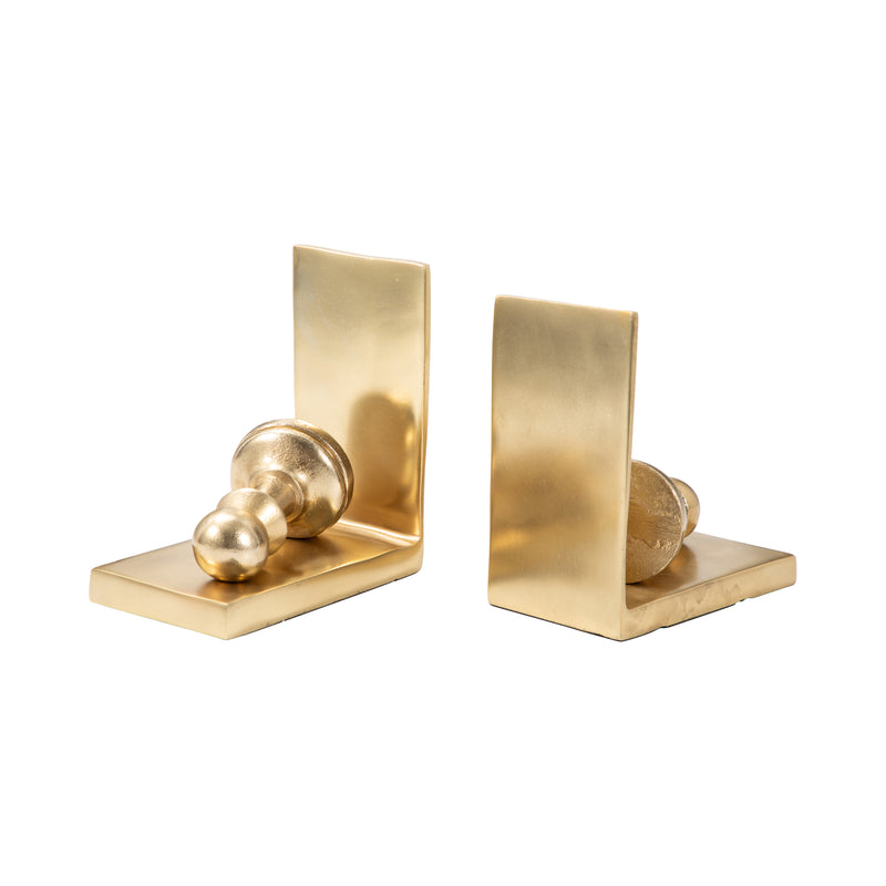 S/2 11" Julian Chess Bookends