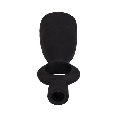 12" Open Cut-out Taper Holder, Black